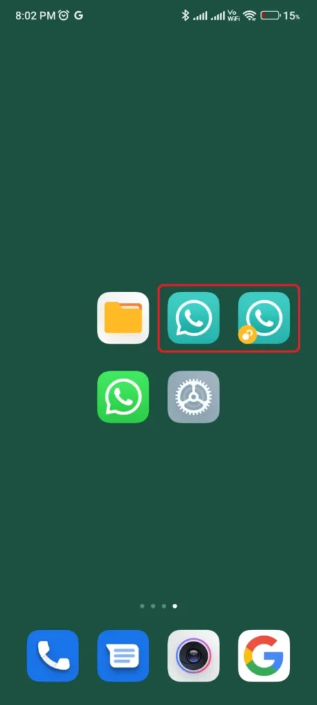Two GBWhatsApp Pro using App Cloner